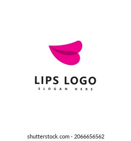 Lips logo beauty , sexy lips vector illustration