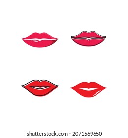 Lips logo beauty , sexy lips vector illustration