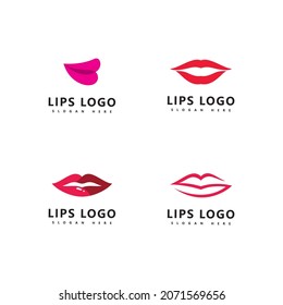 Lippen Logo Beauty, sexy Lippen, Vektorgrafik