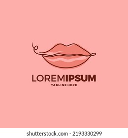 Lips logo beauty , sexy lips vector illustration
