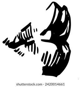 Lips Logo Design , Lips Icon sketch, pencil scribble