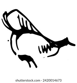 Lips Logo Design , Lips Icon sketch, pencil scribble