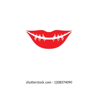 Lips logo illustration
