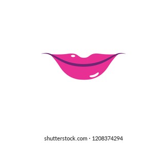 Lips logo illustration