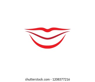 Lips logo illustration