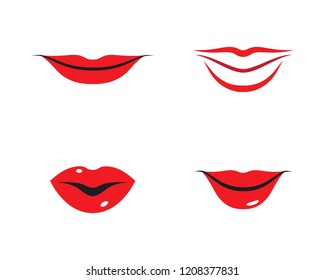 Lips logo illustration