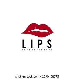 Lips Logo Vector Lips Logo Template Stock Vector (Royalty Free ...