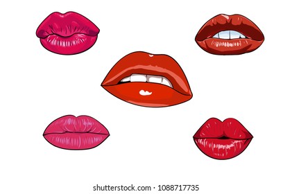 Lips in the mood.