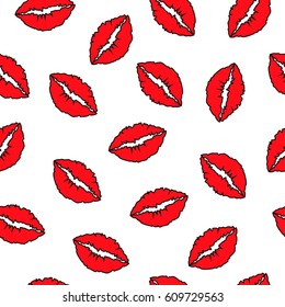 Hot kiss square pattern white background stock vector royalty free
