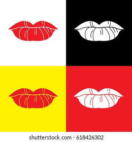 Lips Pop Art