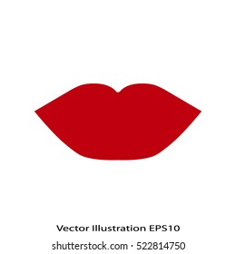 lips, pop, vector icon, eps10