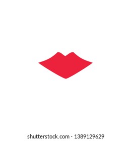 lips red icon vector illustration
