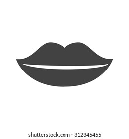 Lips, red, kiss icon vector image. Can also be used for wedding. Suitable for use on web apps, mobile apps and print media.