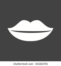 Lips, red, kiss icon vector image. Can also be used for wedding. Suitable for use on web apps, mobile apps and print media.