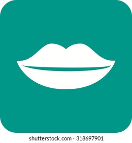 Lips, red, kiss icon vector image. Can also be used for wedding. Suitable for use on web apps, mobile apps and print media.