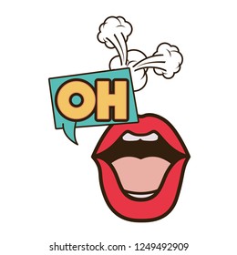 lips saying oh avatar character