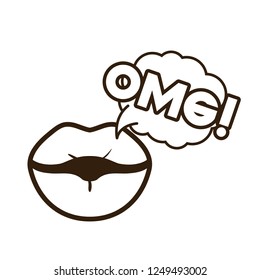 lips saying omg avatar character