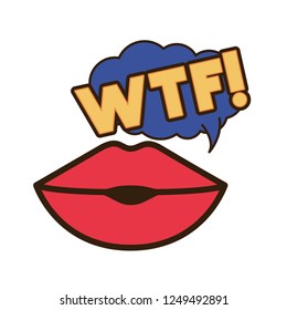lips saying wtf avatar character