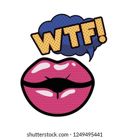 lips saying wtf avatar character