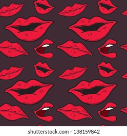 lips seamless background
