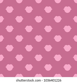 Lips seamless texture bright pink color