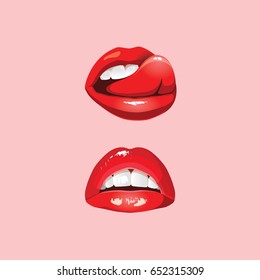 Lips set.