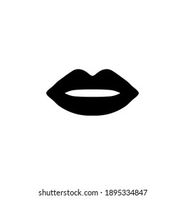 lips set isolated on white