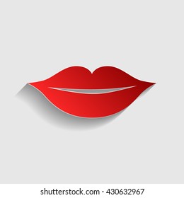 Lips sign illustration
