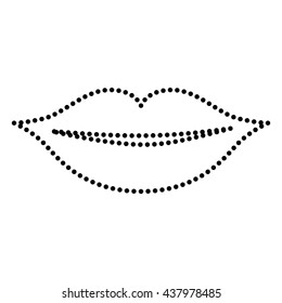 Lips sign illustration