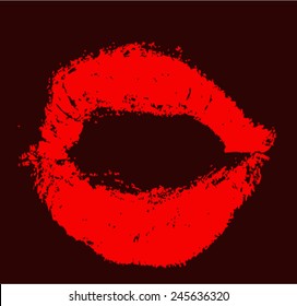 lips, sketch