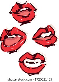 Dibujo de líneas para los pasos de diseño