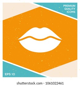 Lips symbol icon