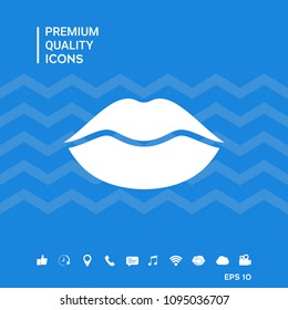 Lips symbol icon