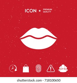 Lips symbol icon