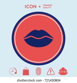 Lips symbol icon
