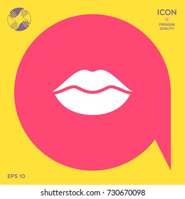 Lips symbol icon