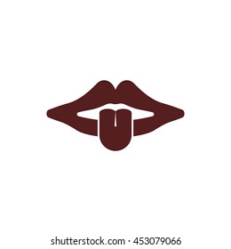 lips and tongue icon