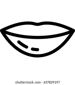 Lips Vector Icon