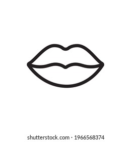 Lips vector icon. Beauty And SPA Symbol EPS 10 FIle