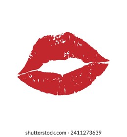 Lips vector icon set. kiss illustration sign collection.  woman symbol. love logo.