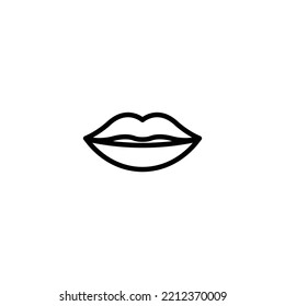 lips - vector icon woman lips sign  