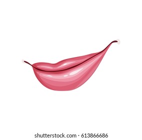 Lips, vector illustration