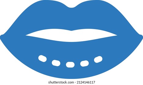 lips Vector illustration on a transparent background.Premium quality symmbols.Glyphs vector icon for concept and graphic design.