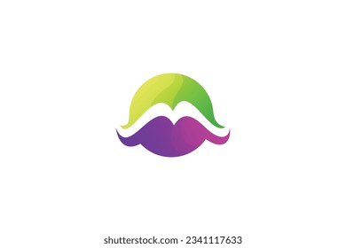 lips vector template logo design