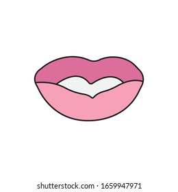 Dibujo vectorial del logotipo de una mujer
