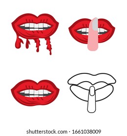 Dibujo vectorial del logotipo de una mujer
