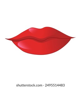 Lippen Frau Lächeln ist die Illustration von Frauen Lippen. Als Symbol der Schönheit Mädchen oder Frau, gut für doodle Lippen zu. Es kann für Hemd-Design, Karte, Logo, doodle, etc. verwendet werden.