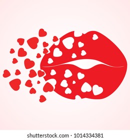 Lips,lip,kiss shape red pixel art women,kiss,mouth.Valentines,mothers day logo,card,banner.Red sexy girl lips  mouth isolated pixel icon.Lips,kiss transparent pixel vector symbol.8 March Women's  Day 