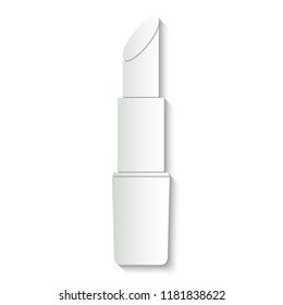   lipstick  - black vector icon