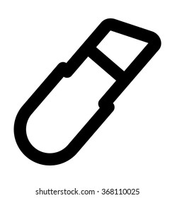 Lipstick Bold Line Vector Icon